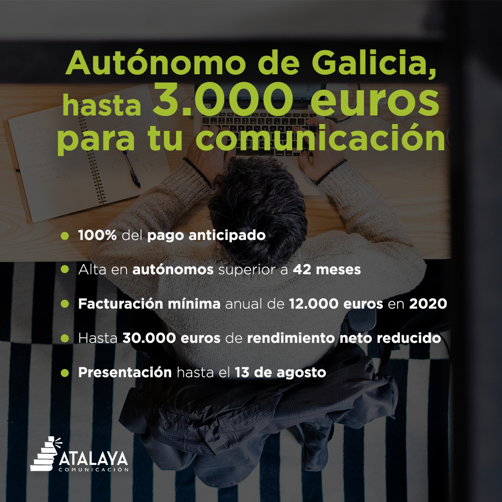 Persona autónoma, esto es para ti: hasta 3.000 euros para tu comunicación