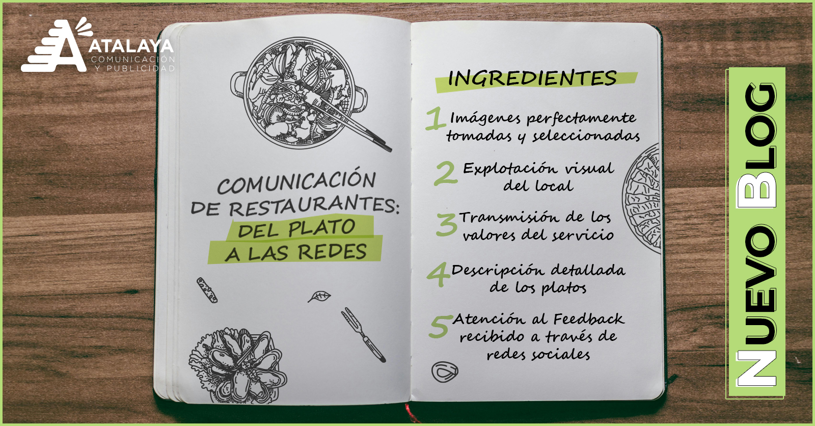 Comunicación de restaurantes: del plato a las redes